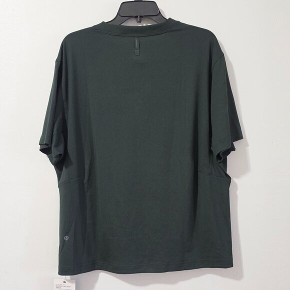 Lululemon EasySet Training Short-Sleeve Shirt - Rainforest Green - Men's Size M - Picture 4 of 8